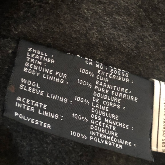 Hugo Boss Black Soft Leather Removeable Sheepskin Collar Bomber Jacket Men's 46 - Picture 12 of 16